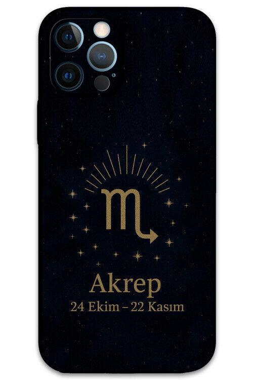 5775 iphone 12 pro 12 pro max akrep burcu desenli kilif