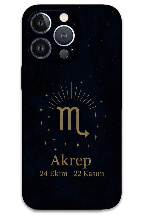 5775 iphone 13 pro 13 pro max akrep burcu desenli kilif
