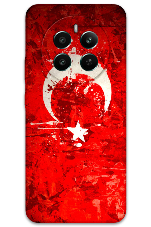 5847 realme 12 4g 12 plus 12 pro plus turk bayragi desenli kilif