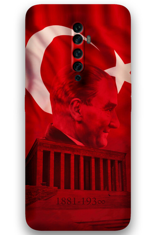5848 oppo reno 2z ataturk desenli kilif