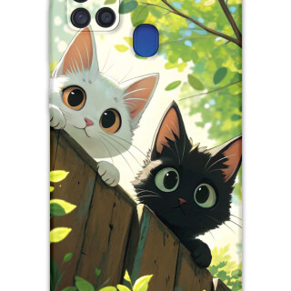 5785-galaxy-a21s-kedi-desenli-kilif