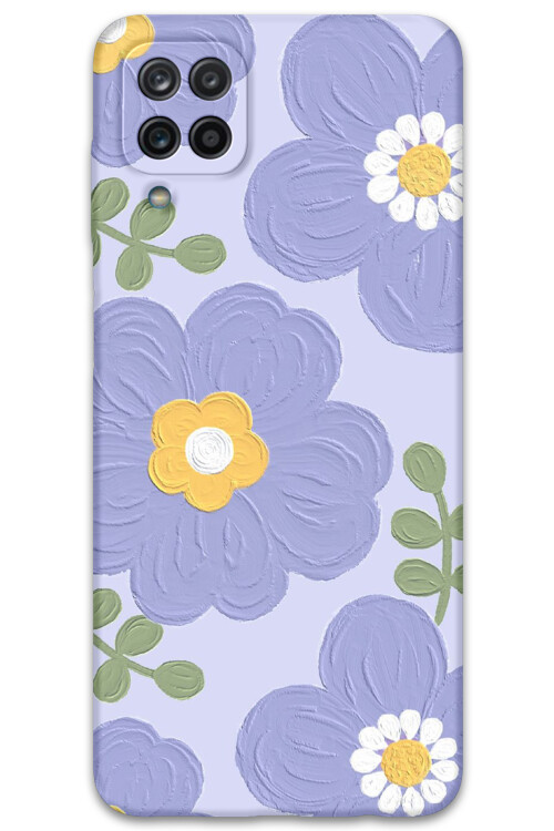 5799 galaxy a12 m12 a22 m22 m32 m33 cicek desenli kilif