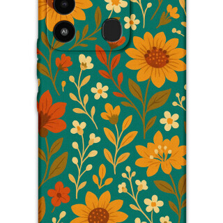 5786-tecno-spark-8c-cicek-desenli-kilif