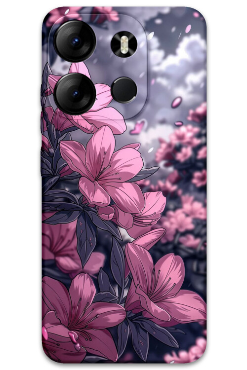 5796 tecno spark go 2023 cicek desenli kilif