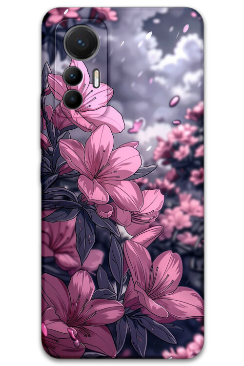 5796 xiaomi mi 12 lite cicek desenli kilif