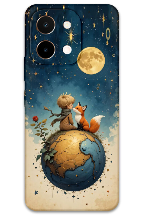 5823 vivo y28 kucuk prens desenli kilif