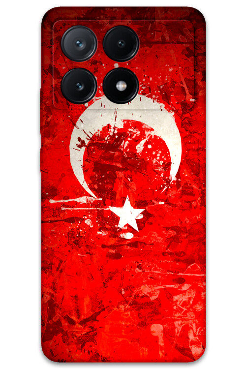 5847 xiaomi poco x6 pro turk bayragi desenli kilif