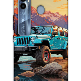 5758-tecno-spark-7-pro-araba-desenli-kilif