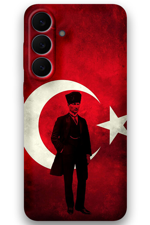 5849 galaxy s25 fe ataturk desenli kilif