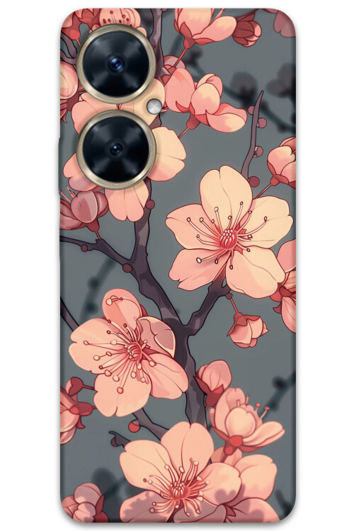 5801 huawei nova 11i cicek desenli kilif